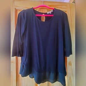 Women's black blouse